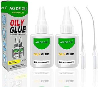 Rusoz Super Glue, 2 Flacons de Colle Forte Rapide Glue Extra Forte de 50ml Transparente Colle Forte Tout Support Tous Matériaux, pour le Bricolage et Diverses Restaurations,Séchage Immédiat