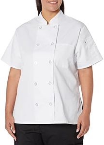 Uncommon Threads womens Tahoe Women's Fit Chef Coat Shirt, White, Large US