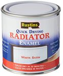 RUSTINS Quick Drying Radiator Enamel Satin 250ml