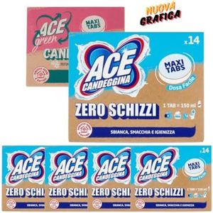 ACE CANDEGGINA GREEN MONODOSE Pack 4 Confezioni da 14 tabs (Nuova Grafica a seconda della disponibilità di magazzino)