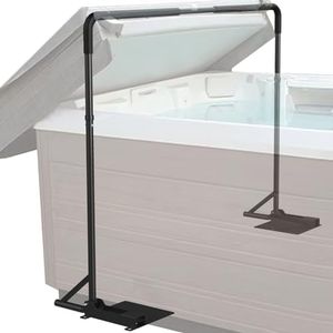 Kinchoix Hot Tub Cover Lift Spa Cover Lifts Under Mount Hot Tub Cover Lifter Adjustable Height 31 to 41 Inch Width Below 96 Inch Removal System Bracket Fits Most Spas Hot Tubs