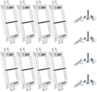 Rocker Light Switch Guard, ILIVABLE Childproof Switch Plate Cover Guard Protects Your Lights from Being Accidentally Turned On or Off by Children and Adults (Clear, Pack of 8)