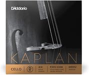 D'Addario Kaplan Cello Single D String, 4/4 Scale, Medium Tension