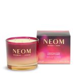 NEOM Christmas Wish 3 Wick Candle | Mandarin, Cinnamon & Tonka Bean I Made with 100% Naturally derived Wax I Designed to Help You Relax and Unwind I Expertly Blended I Hand Finished