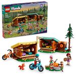 LEGO Friends Adventure Camp Cosy Cabins Camping Toy 42624 Building Blocks Toys for 7+ Gift for Boys and Girls