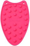 The Quilted Bear Mini Iron Rest Pad - Silicone Hot Resistant Iron Pad for General Ironing or Quilting Iron Use with Four Different Colour Mats Available! (Mini, Pink)