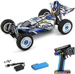 GoolRC WLtoys 124017 RC Car, 1:12 Scale 2.4GHz Remote Control Car, 4WD 75km/h High Speed Racing Car, Off-Road Buggy Drift Car RTR with Brushless Motor and Metal Chassis for Kids Adults