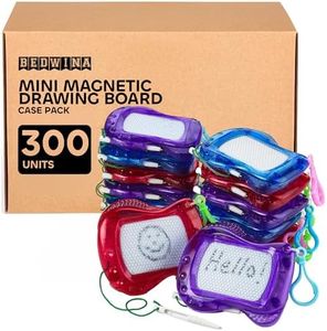 Mini Magnetic Drawing Board for Kids - (Bulk 300 Pcs) Backpack Keychain Clip Drawing Boards, Erasable Doodle Sketch Writing Pad Boys & Girls, Birthday Kids Party Favors & Goodie Bags Stuffers for Kids