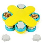 BELLE VOUS Interactive Dog Puzzle Toy - Treat Dispenser Enrichment Game for Small, Medium & Large Dogs - Slow Feeder for IQ Training/Brain Stimulation