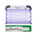 ASPECTEK Powerful 20W Electric Indoor Bug Zapper,Insect Killer for Mosquitos,Flies,Moths, Mosquito Zapper for Home, Including Free 2 Pack Replacement Bulbs