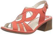 Fly London Women's LOGE376FLY Heeled Sandal, Devil RED, 5 UK