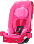 Diono Radian 3R, All-in-One Convertible Car Seat, Rear and Forward Facing, 10 Years 1 Car Seat, Slim Fit 3 Across, Pink Cotton Candy