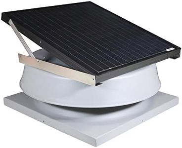 48 Watt Curb Mount Solar Attic Fan by Natural Light