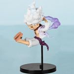 Blue Aura Monkey D Luffy Gear 5 Action Figure Height -8cm Mini Version PVC Multicolour Figurine for Fans | Luffy Mini Sleeping