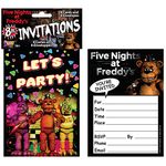 Forum Novelties Fnaf 8 Invitations, Multi-Color