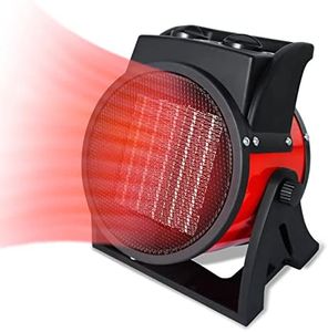 UISEBRT Radiateur soufflant à économie d'énergie 3000 W en céramique silencieux Chauffage électrique avec protection contre la surchauffe Pour chantier, garage, atelier