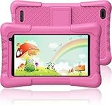 TOSCiDO Kids Tablet 7 Inch Android 11, 2GB RAM 32GB ROM BT WiFi Dual Camera Educational Games Parental Control, Kids Software,With Pink Kid-Proof Case