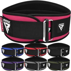 RDX Women Weight Lifting Belt 6.5” Curved Padded Back Lumbar Support, Fitness Strength Training, Core Exercise Workout Bodybuilding Powerlifting Deadlifts Squats, Ladies Home Gym Equipment