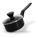 Saucepan Pot with Lid - Non-Stick High-Qualified Kitchen Cookware with See-Through Tempered Glass Lids, 1 QT. (Works with Model: NCCWA13)