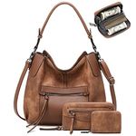 Hobo Bags for Women Handbags Purses 3PCS Set Vegan Leather Ladies Shoulder Bag Designer Boho Crossbody Bags