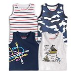 Real Basics Boys Regular Fit Vests(Rb-Bb-Tvest-P4-23-S1(New)_Multicolor_2-3 Years)