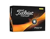 Titleist Pro V1 Golf Balls, Yellow,