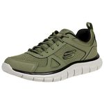 Skechers Men's Track Scloric Oxford, Olive, 12 UK