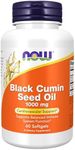 NOW Foods Supplements black cumin seed oil, 60 Count