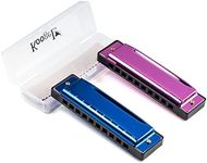 Koogel 2PCS Metal Harmonica for Kid
