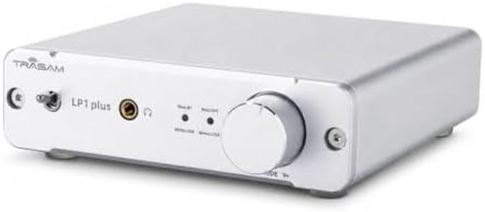 TRASAM LP1 Plus Desktop DAC Headphone Amplifier, Dual ES9039Q2M DAC,3X OPA1612 OP-AMP,Bluetooth 5.4 Decoding Preamp,LDAC, Opt,Coaxial,USB Input, RCA,3.5mm Output, DC 12V,192kHz/32bit,DSD128