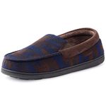 RockDove Men's SILVADUR Anti-Odor Moc Slipper, Size 13 US Men, Blue Camo