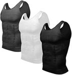 Odoland 3 Packs Men's Body Shaper B