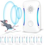 Lickoon 6 Packs Ultrasonic Pest Repeller, Indoor Ultrasonic Repellent for Roach, Rodent, Mouse, Bugs, Mosquito, Mice, Spider, Electronic Plug in Pest Control for Home Kitchen Office Warehouse Hotel