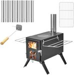 Qivine Portable Tent Camping Stove,