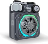 Muzen Cyber Cube-Pro Bluetooth Speaker, Bluetooth 5.0, Portable Speaker with Fidget Spinner, Crystal Clear Sound with RGB Led Light Wireless Speaker, Waterproof Speakers for Indoor Outdoor