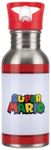 Paladone Super Mario Metal Water Bottle with Straw - Officially Licensed Merchandise