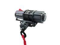 SuperATV 3500 lb. Black Ops ATV/UTV Winch with 50 ft. Synthetic Rope - Wireless Remote and Aluminum Hawse Fairlead Included