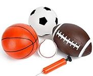 Amarlozn Sports Balls Set, Inflatab