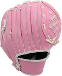 ZIMUYLOP Baseball Gloves, Softball Gloves, Catcher Gloves,Suitable for Youth/Adult and Beginner Outdoor Sports Training (Pink, 9.5inck)