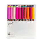 Cricut 30 Count Extra Fine Point Pens | Assorted Colors | Precise and Smooth Writing | Perfect for Detailed Drawing and Writing | Compatible with Cricut Machines