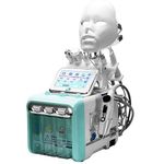 HKFGSHOP Hydrogen Oxygen Facial Beauty Machine, Water Oxygen Hydra-facial Beauty Machine Small Bubble Device, with LED Mask, Clean Pores and Improve Roughness, for Beauty Salon, Spa