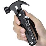 VEITORLD Gifts for Men Dad Husband, Unique Anniversary Birthday Gifts Ideas for Men Him Boyfriend Grandpa, All in One Tools Mini Hammer Multitool, Cool Camping Hunting Gadgets