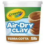 Crayola Air-Dry Clay 5Lb-Terra Cotta