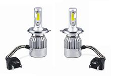 A2D WG-C6 H4 35W 6000K 12V LED HID Car Headlight Bulb Conversion Kit with Cooling Fan Car Head lamp WHITE Set Of 2 For Maruti Suzuki Car 800 MPFi- With 6 Months Replacement Guarantee