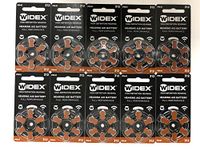 Widex hearing aid battery Size 312 (PR41) (10 Packet=60 Batteries)