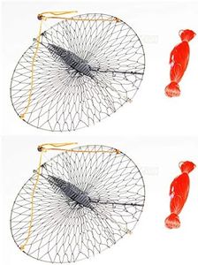 2-Pack of KUFA Sports Casting Crab Trap with 100' Rope and Bait Bag (CR55x2)