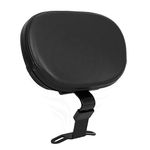 Adjustable Driver Rider Backrest Quick Release for Harley Softail Models Fatboy Heritage 2018-2024 Gloss Black