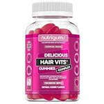 Hair Vitamin Biotin Complex Gummy | Cherry Flavour | 60 Vegan Gummies | Multivitamin Supplement containing Biotin, Vitamin C, Folic Acid and Zinc | Maintain Healthy Hair Growth by NUTRIGUMS®