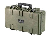 Monoprice Weatherproof Hard Case - 22in x 14in x 8in, OD Green with Customizable Foam, Shockproof, IP67, 20.3 Liter