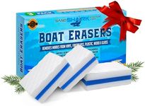 SandShark Premium Boat Scuff Erasers | Magic Eraser Sponge, Boating Accessories Gifts for Cleaning Must Have Pontoon Boat Accessories, Cleaner Gadgets For Men or women, Hull Cleaner Vinyl Seat Cleaner